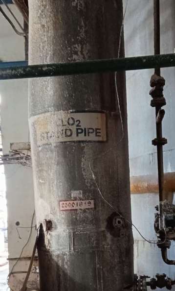 STAND PIPE, CLO2,HP 20458, SS317L,10CM